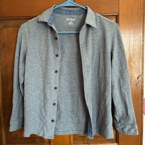 Cat & Jack Heather Gray Boys Shirt Jacket